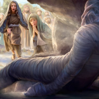 Jesus auferweckt Lazarus
