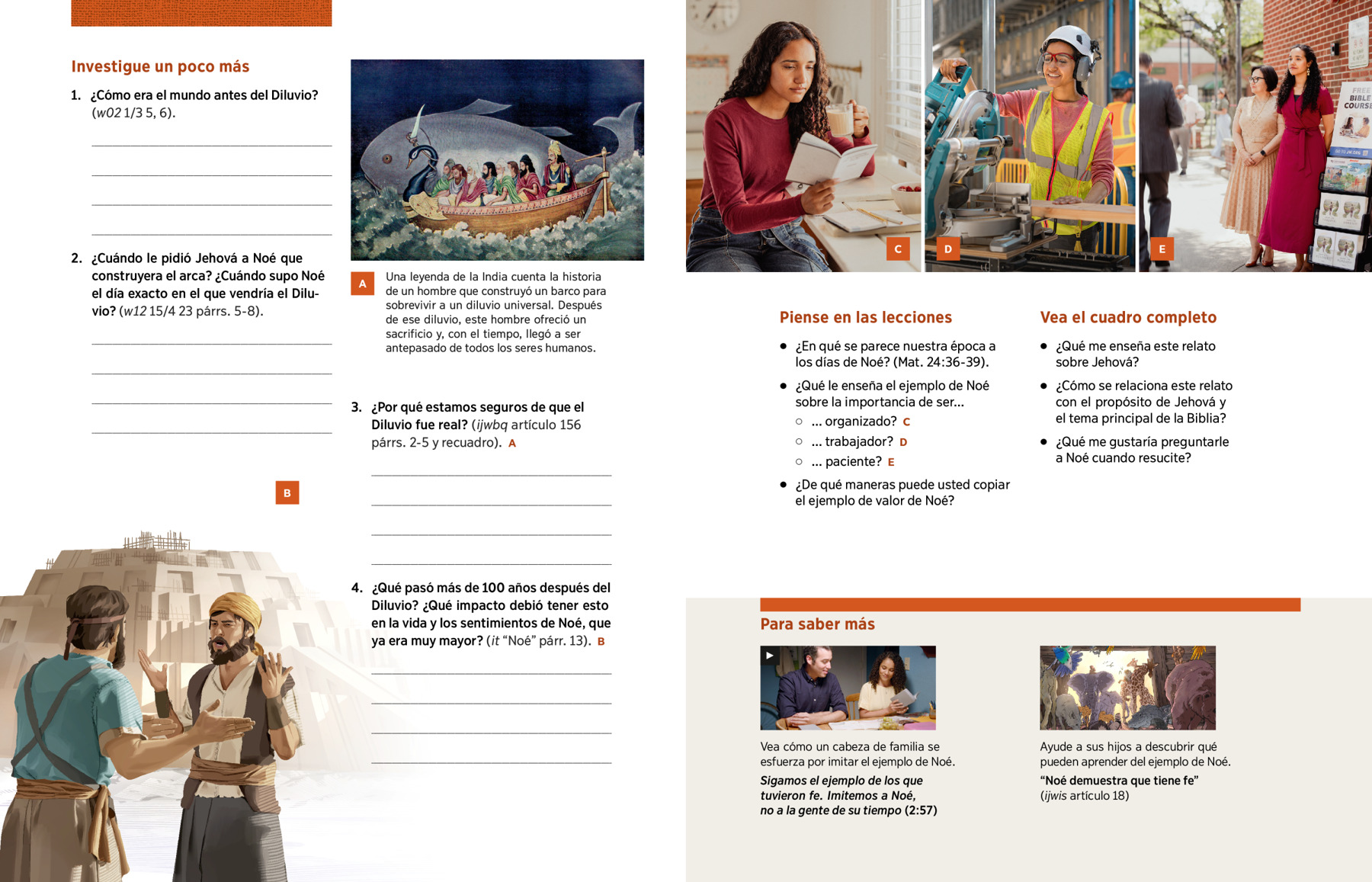 Imitemos la fe y la obediencia de Noé, Daniel y Job — BIBLIOTECA EN LÍNEA  Watchtower, image size:1800x1157