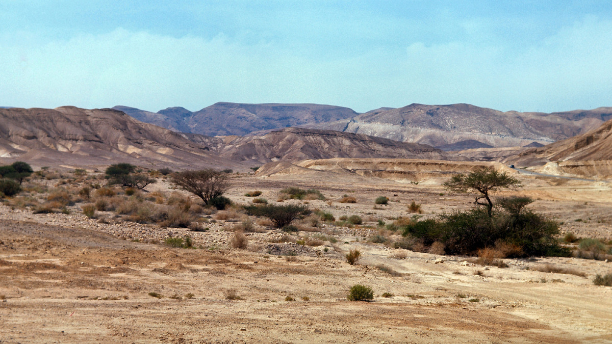 O deserto do Neguebe, em Israel