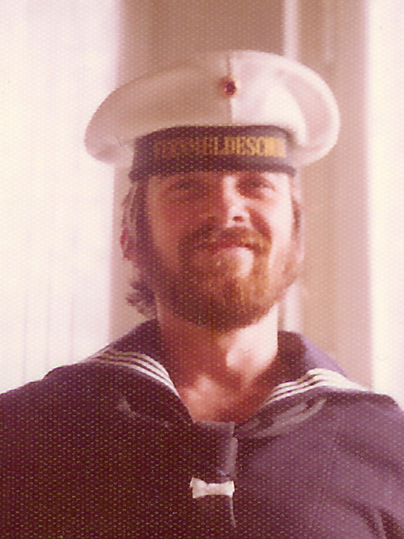 IMAGE 1 PICTURE DESCRIPTION: Christof Bauer while serving in the German navy