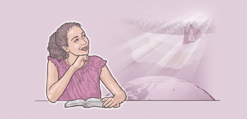 දේවරාජ්‍යයේ පාලනය ගැන සිතින් මවාගන්න යෞවන සහෝදරියක්