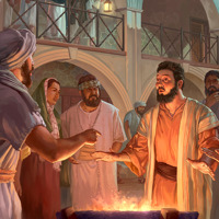 Pierre abere Jésus