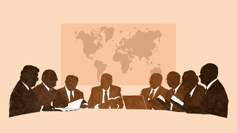 IMAGE 7 PICTURE DESCRIPTION: Members of the Governing Body meeting together.