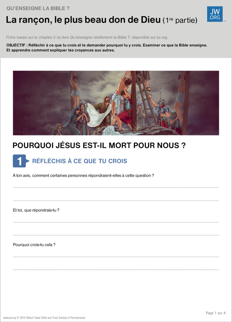 La rançon, le plus beau don de Dieu (1re partie) | Fiches d'étude, image size:800x1110