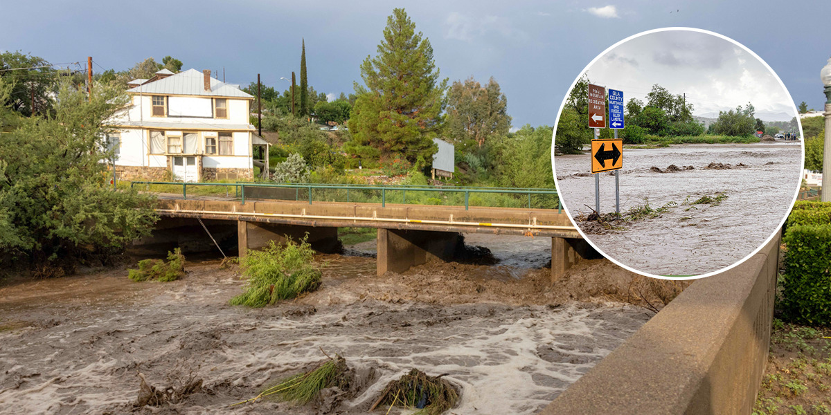 Flash Flooding Ravages Gila Bend, Arizona