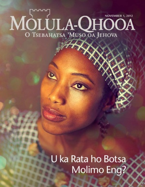 November 2012 | U ka Rata ho Botsa Molimo Eng?